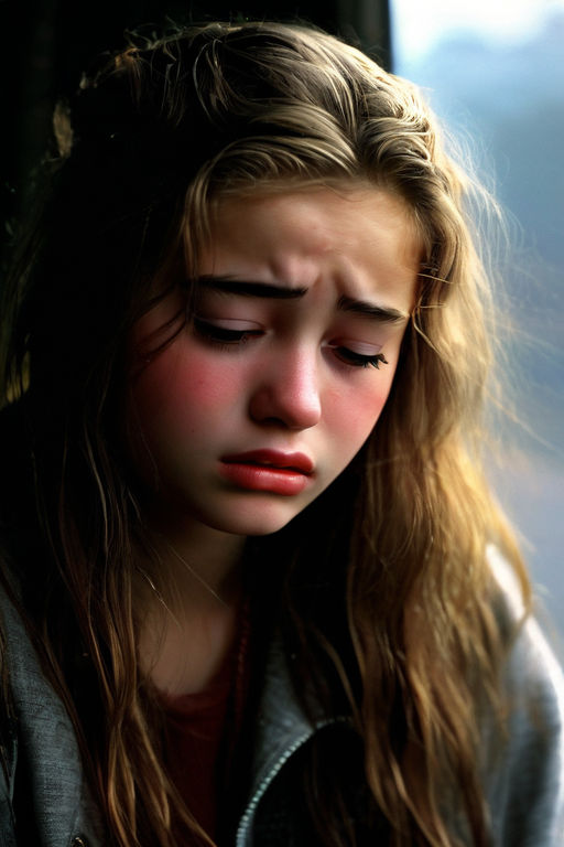 15 year old girl crying. by Angela A judaism Jewish girl - Playground