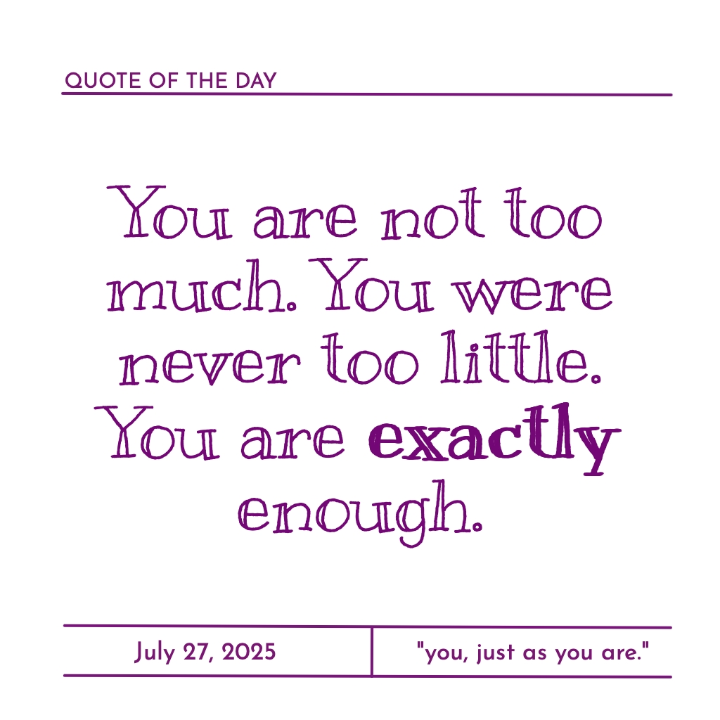 Inspirational Quote of the Day Minimalist Design Instagram Post