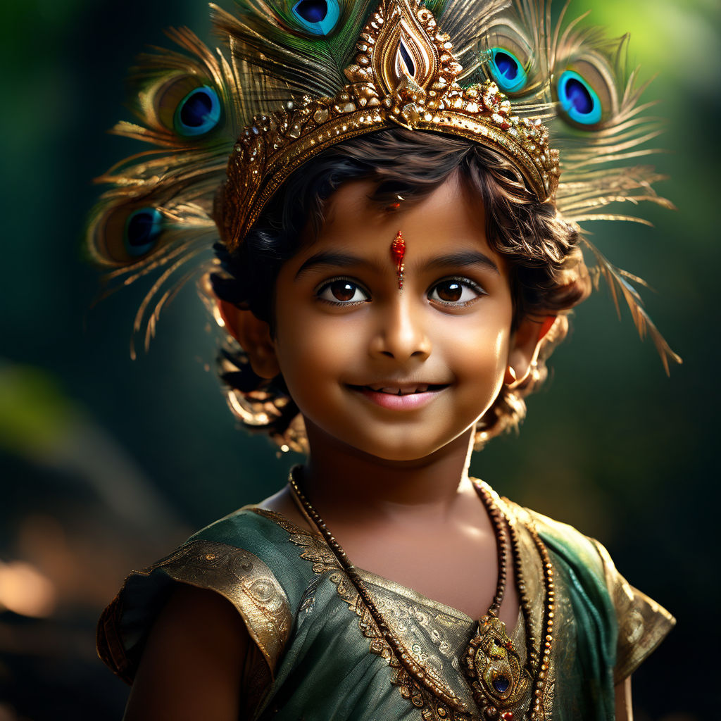 Lord Murugan as 5 year child by Poornima Jayavel - Playground