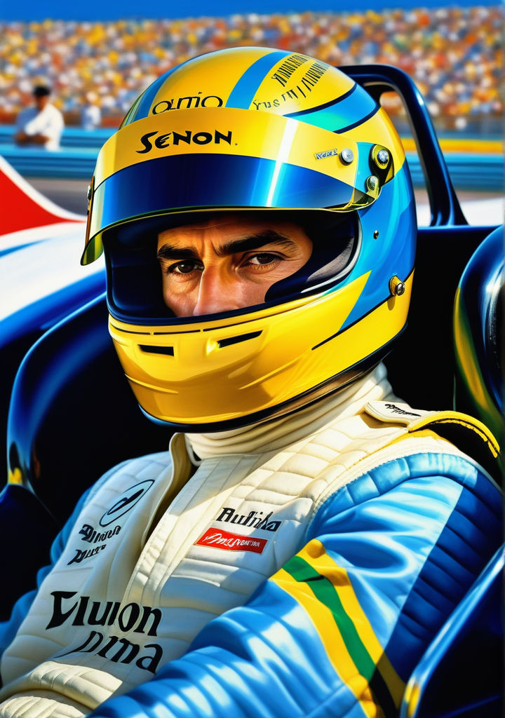 Ayrton Senna By William Rodrigues Playground