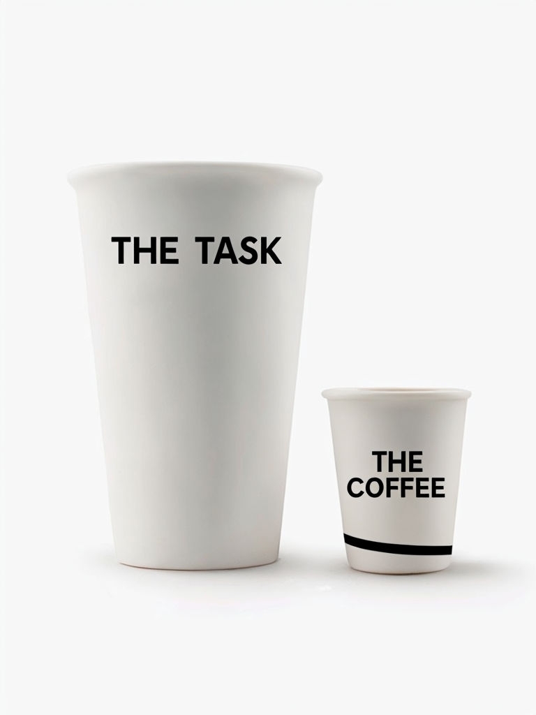 Coffee vs Task: A Humorous Take on Coffee's Power Meme