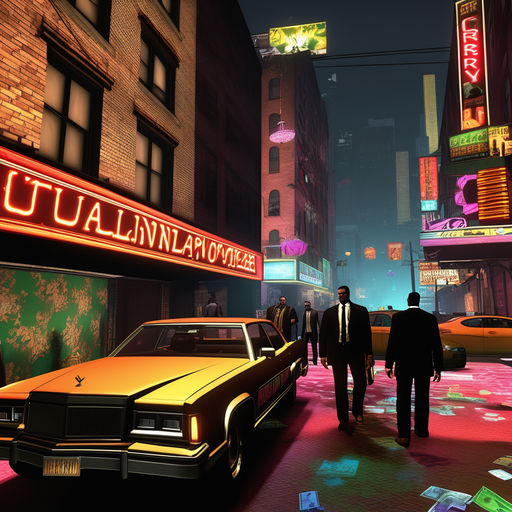 GTA IV depicted in a scene with PlayStation 3-era graphics s... by Rick ...