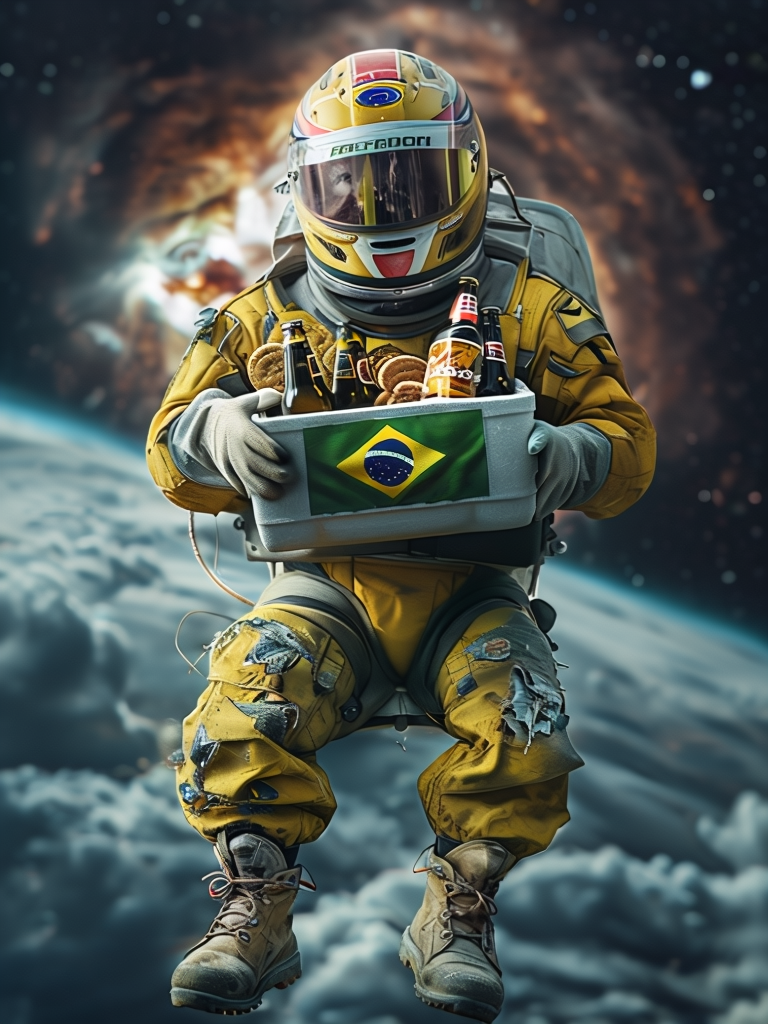 Brazilian astronaut by Kico Toralles - Playground