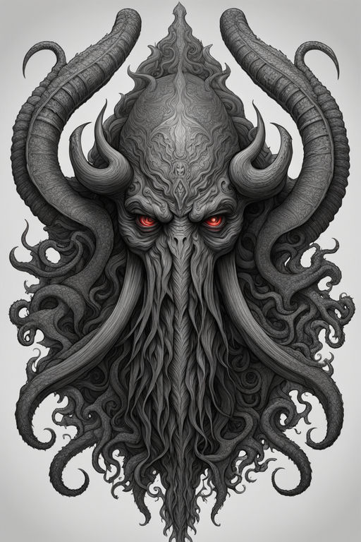 Giant lovecraftian cthulhu demon by Adek Hazy - Playground