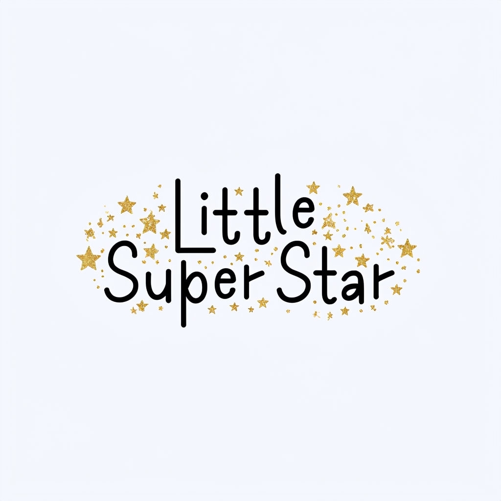 Charming Little Super Star Children's Book Cover Art