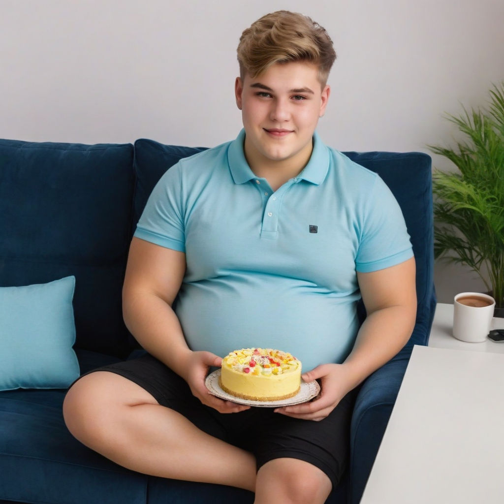 two 13-year-old chubby fat obese pregnant blond gay boys