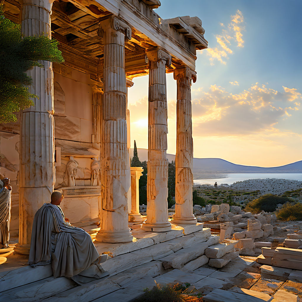 Athenian agora buzzing with activity by Hamza Iddrisu - Playground
