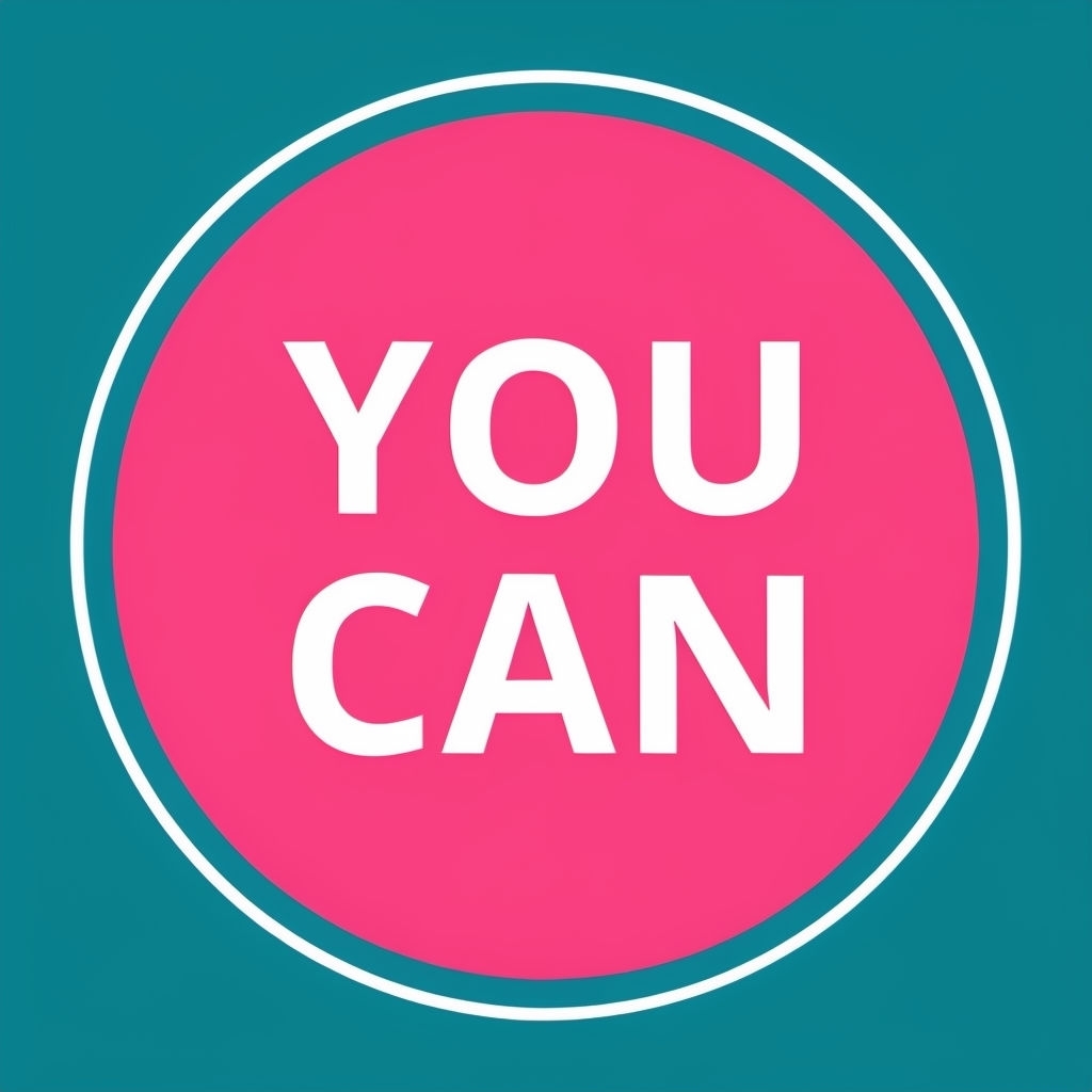Motivational 'YOU CAN' Minimalist Design Mug