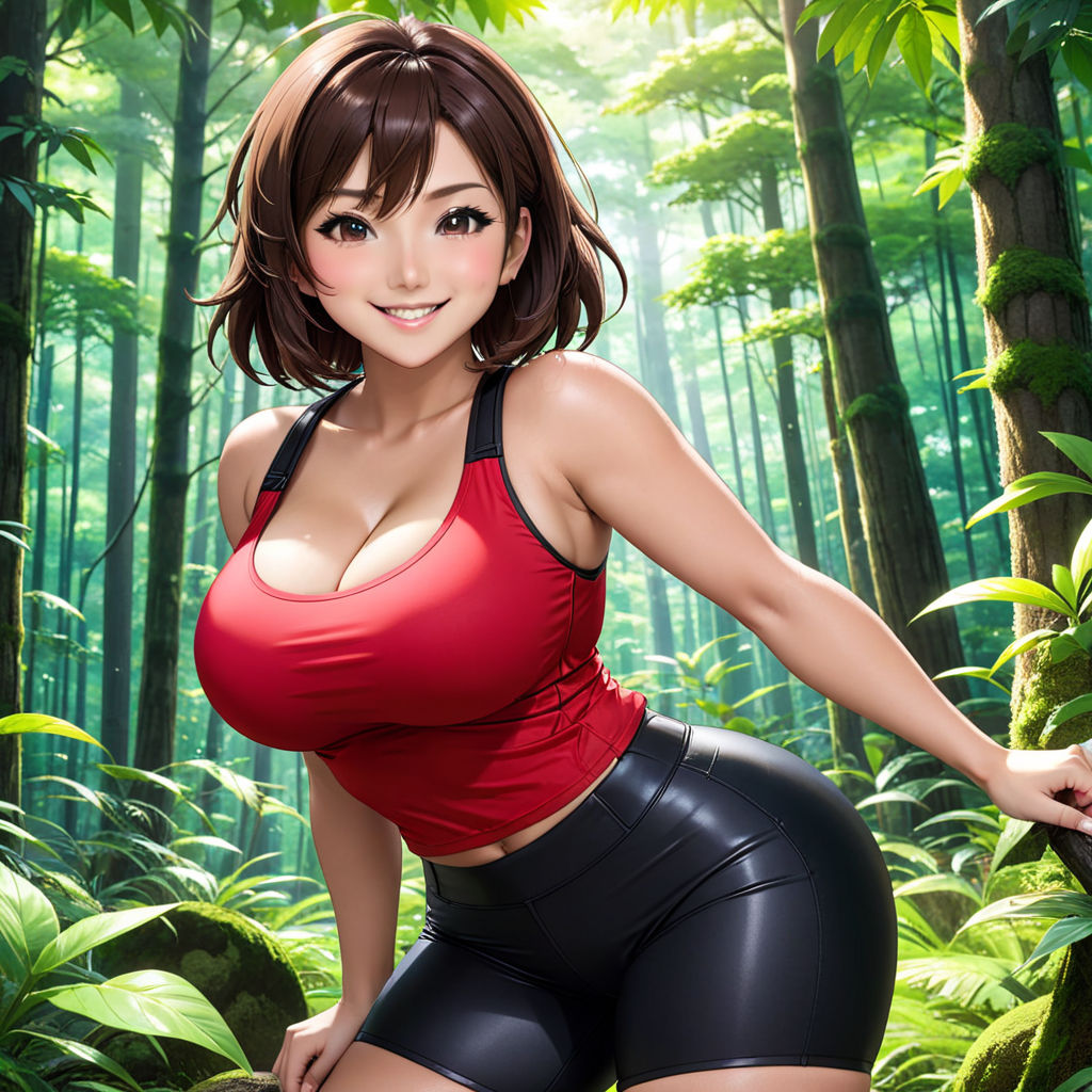 big boobs anime girl