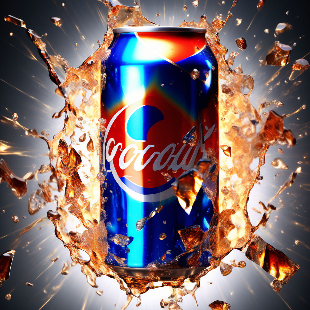 An exploding pepsi can by Jag Flynn - Playground