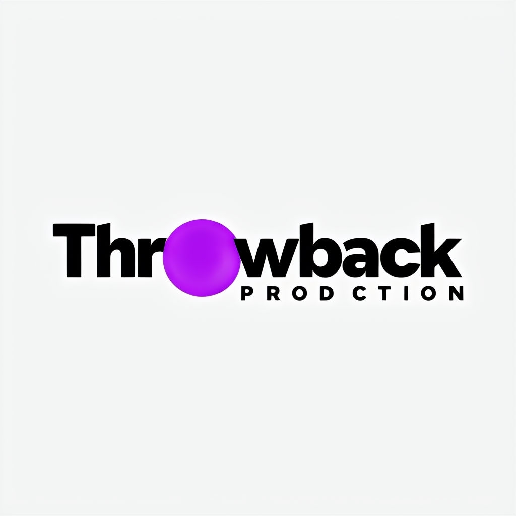 Modern Minimalist Throwback Production Logo Design