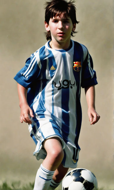 Young Messi at 5th by peri adi - Playground