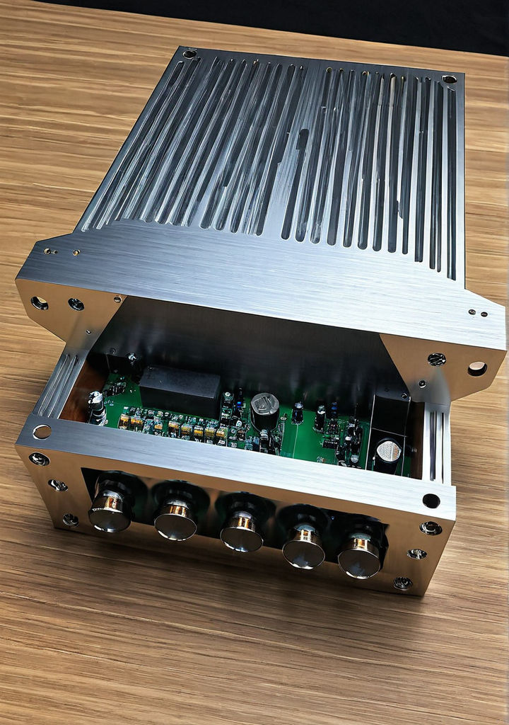 Unique LM3886 power amplifier casing by 박진영 - Playground