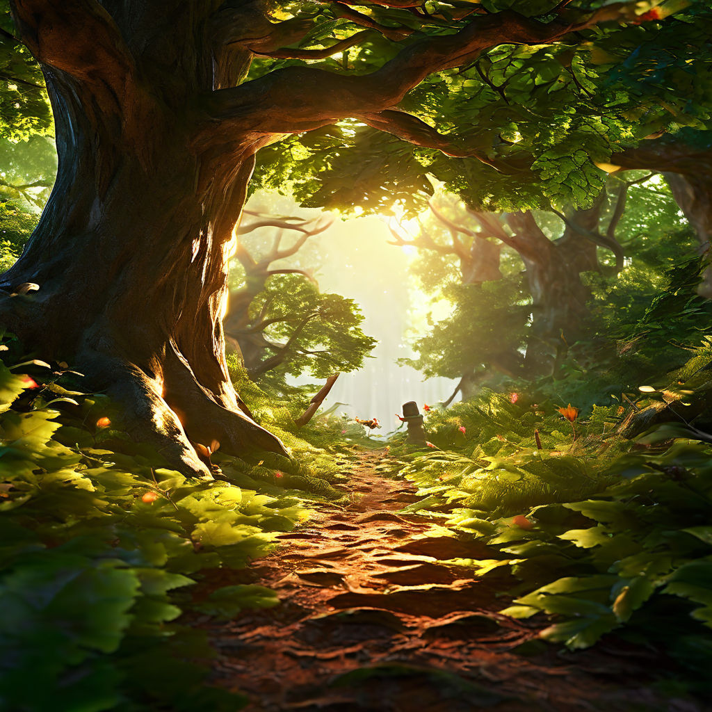 Animated forest clearing by Simphiwe Temancele Mavuso - Playground