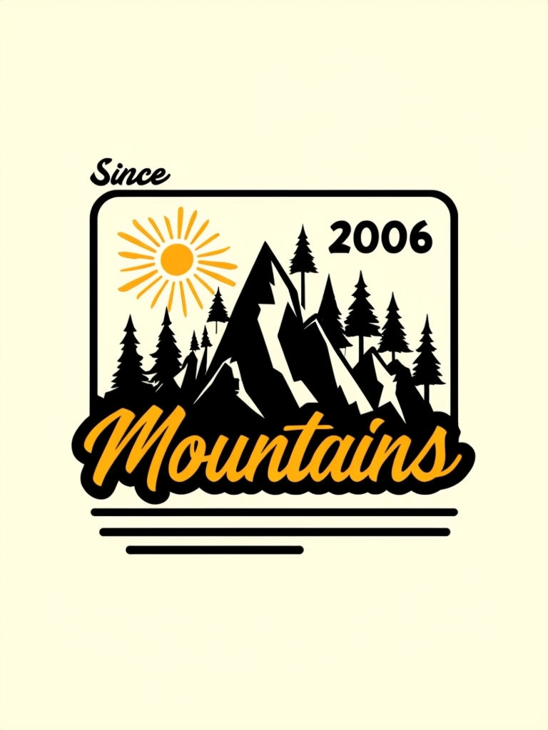 Mountain Adventure Since 2006 Minimalist T-Shirt