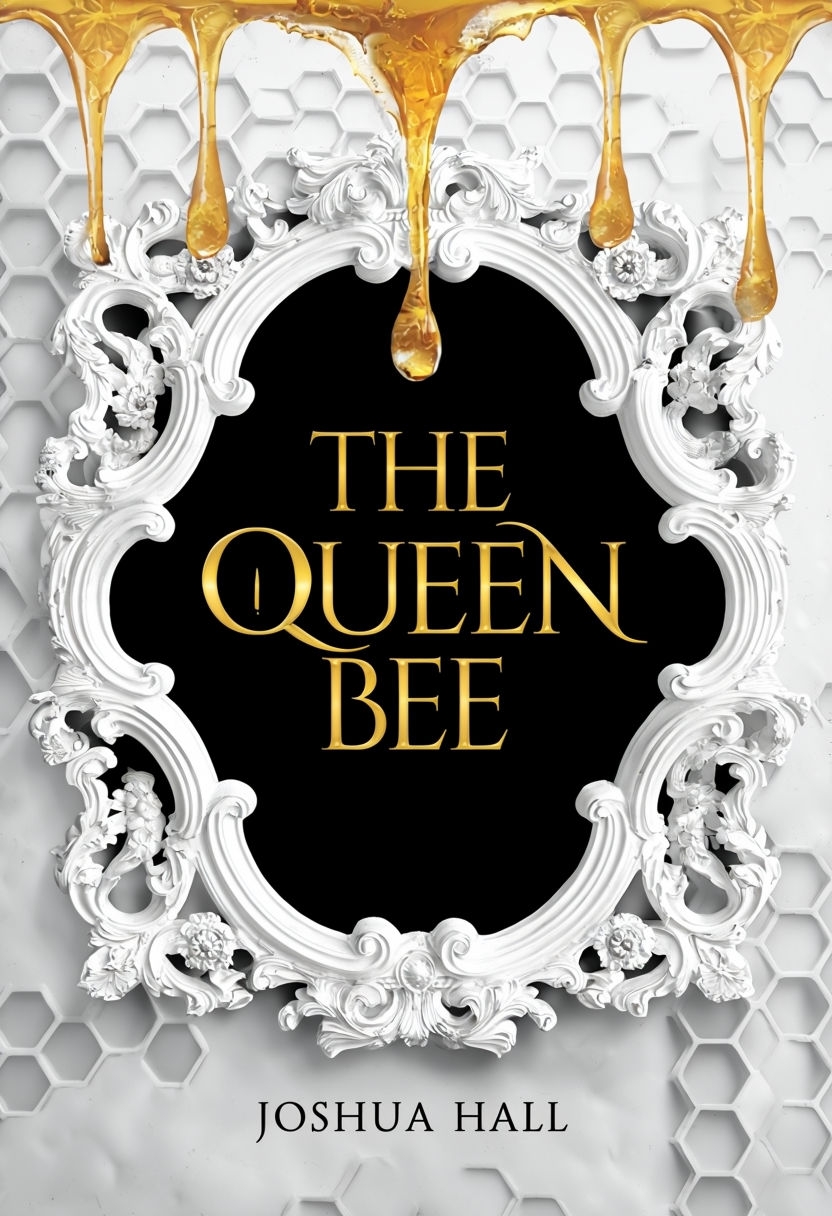 Luxurious Baroque Book Cover Design with Dripping Honey EBook Cover