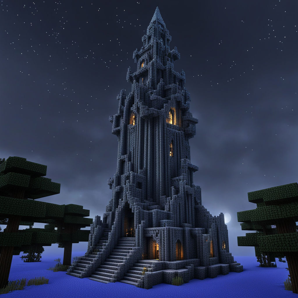 Cool Ideas for Building a Minecraft Wizard Tower by Raj Gondaliya