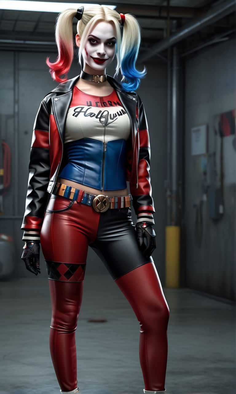 margot Robbie as Harley Quinn in Suicide Squad