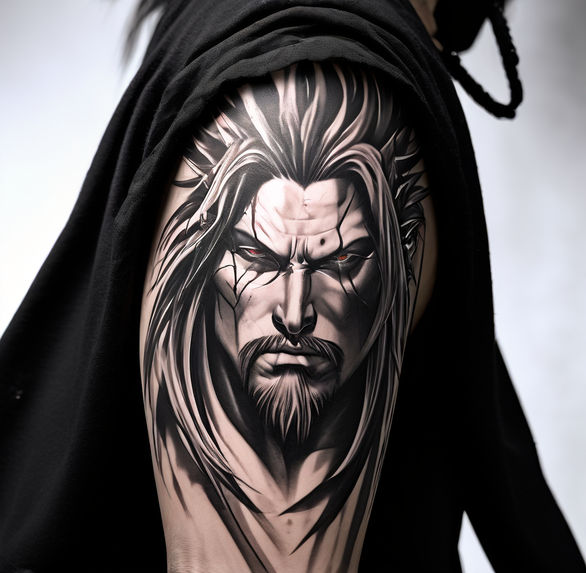 Kenpachi from bleach the anime tattoo for the arm by Glenn Taylor ...