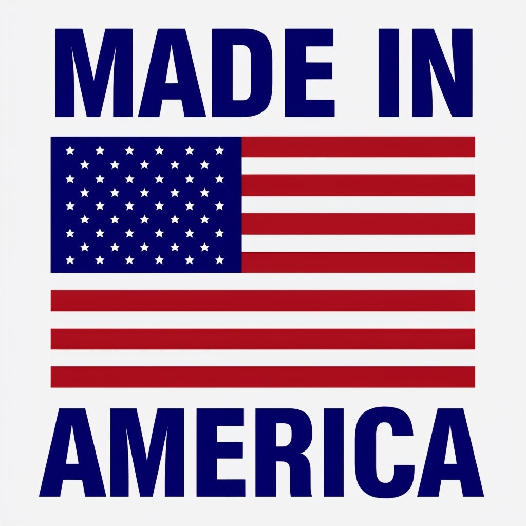 Modern Patriotic Made in America Logo T-Shirt