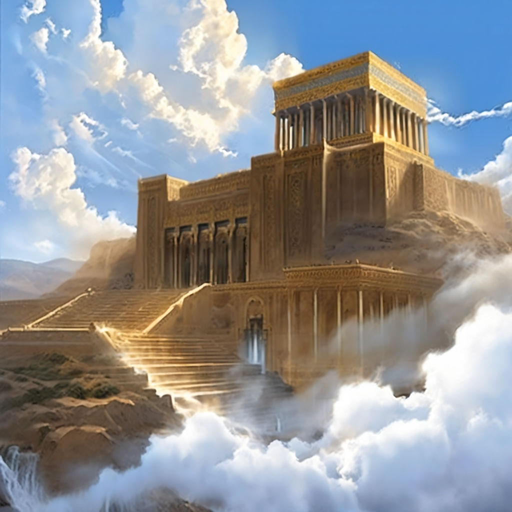 Digital Painting Of The Ancient Beit Hamikdash (Holy Temple)... By כפיר ...