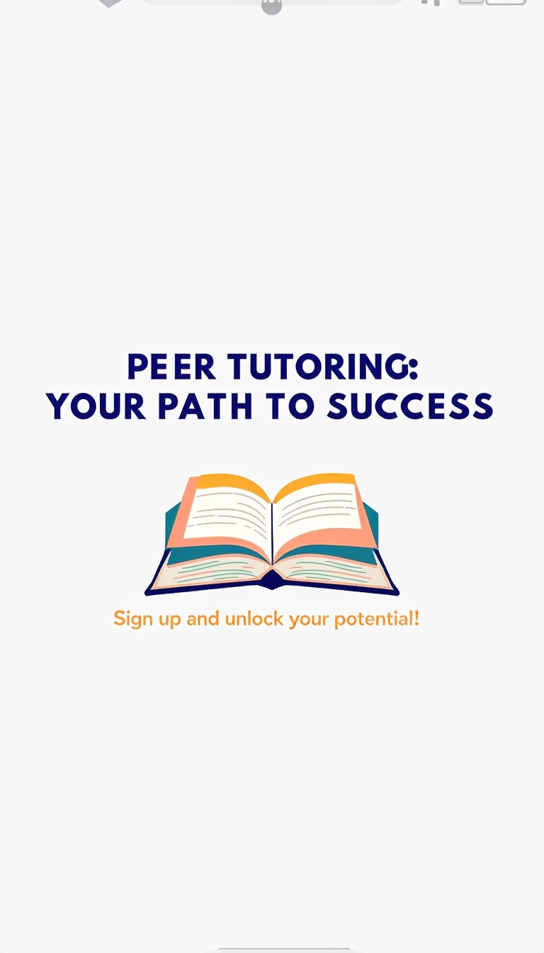 Peer Tutoring Your Path to Success Instagram Story Design