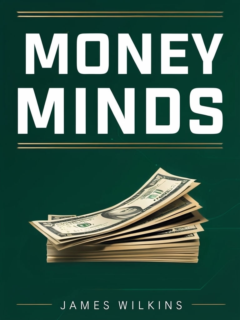 Sleek Green Money Minds Financial Growth EBook Cover