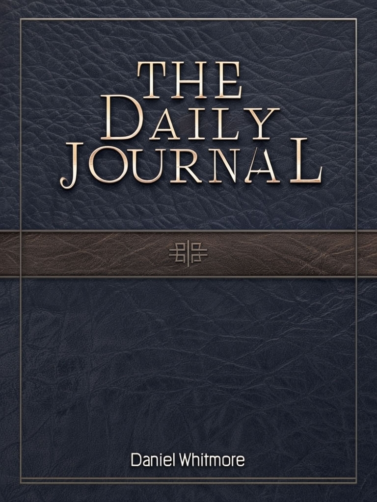 Elegant Leather-Bound Journal Design for Daily Reflections EBook Cover