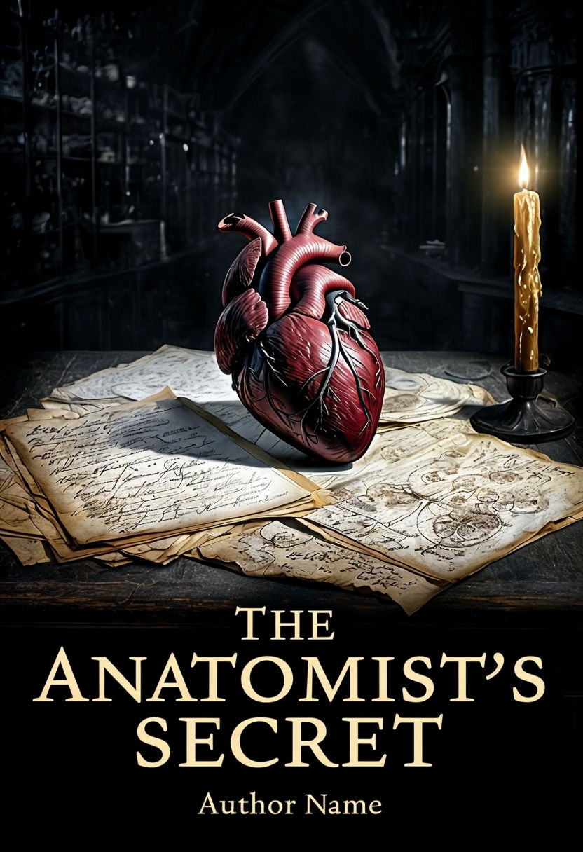 The Anatomist's Secret Vintage EBook Cover Design