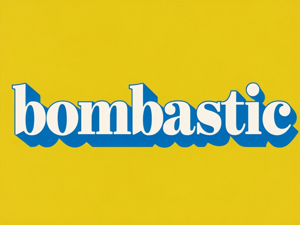 Bold Bombastic Typography on Yellow Background T-Shirt