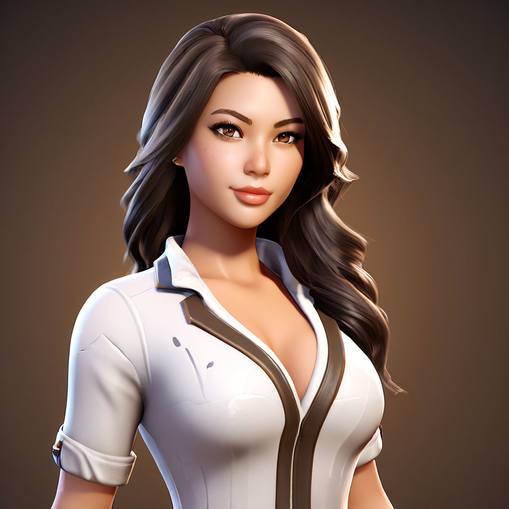 lady fortnite skin with big breasts