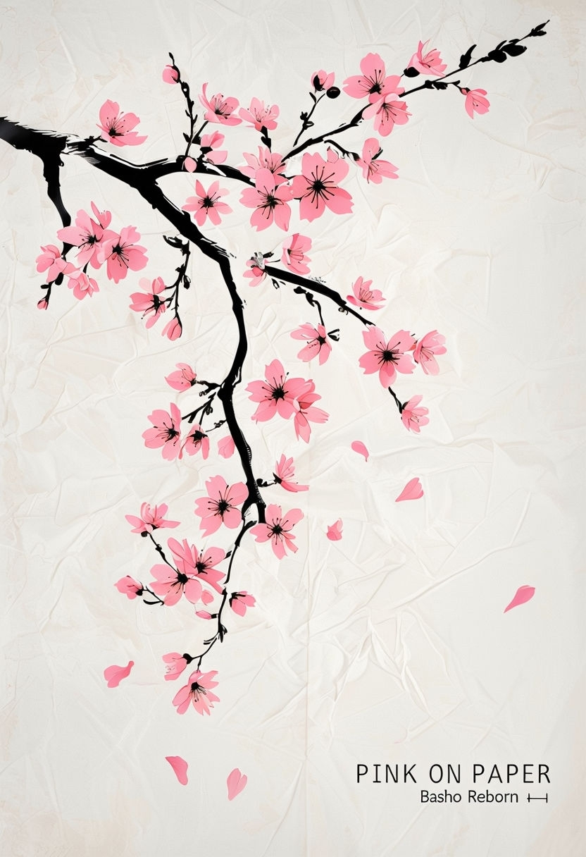 Elegant Cherry Blossom Haiku Collection EBook Cover