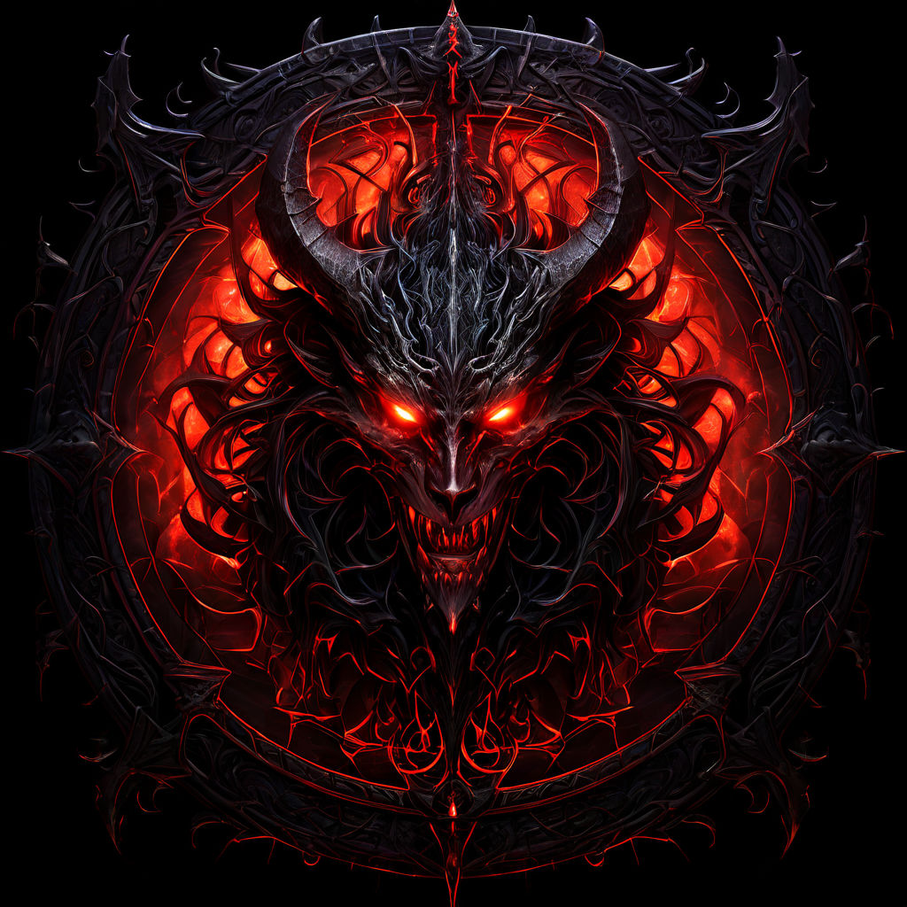 Fantasy-style sigil representing a demonic figure known as t... by ...