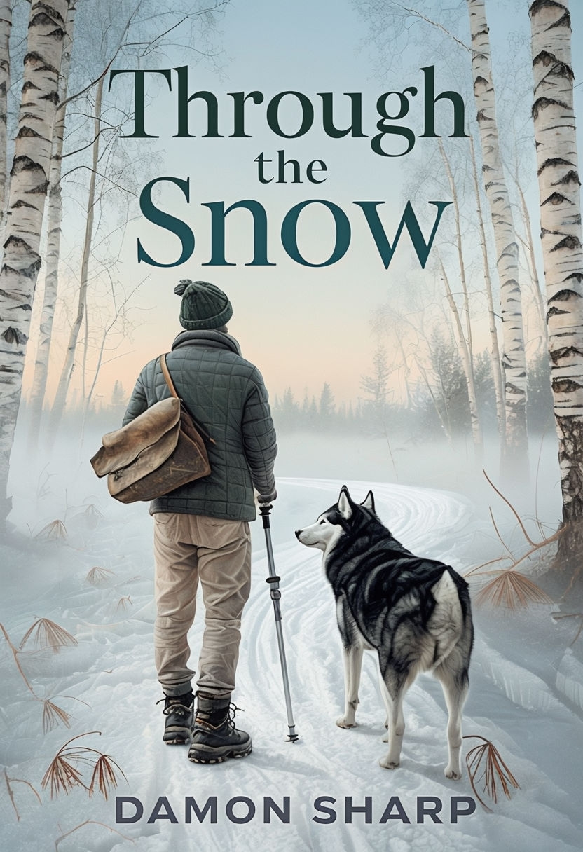 Solitary Winter Journey with Companion in Through the Snow Cover EBook Cover