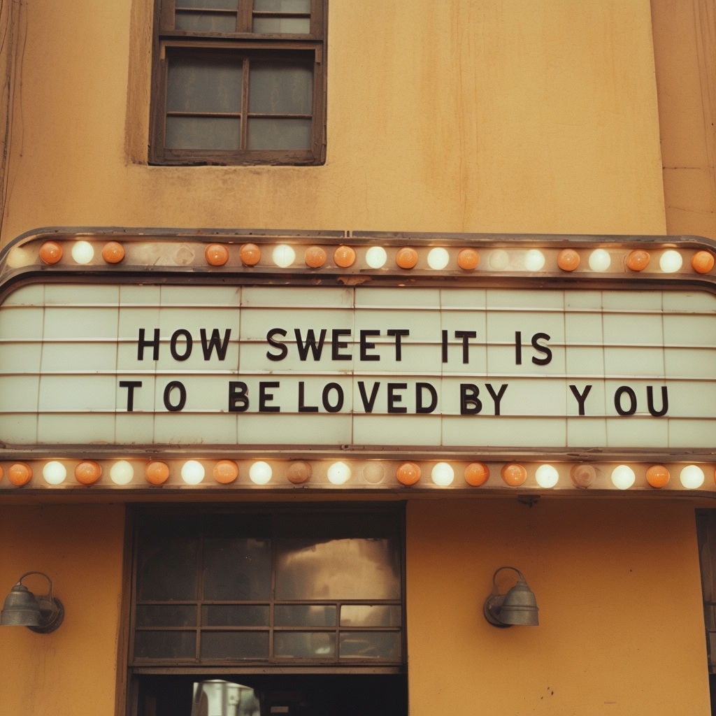 Vintage Marquee Sign How Sweet It Is Album Cover Design Spotify Album Cover