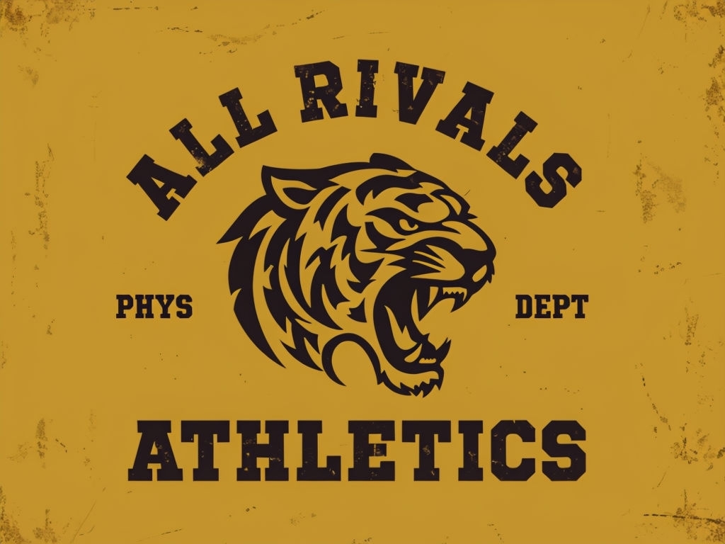 Vintage Tiger All Rivals Athletics Graphic T-Shirt