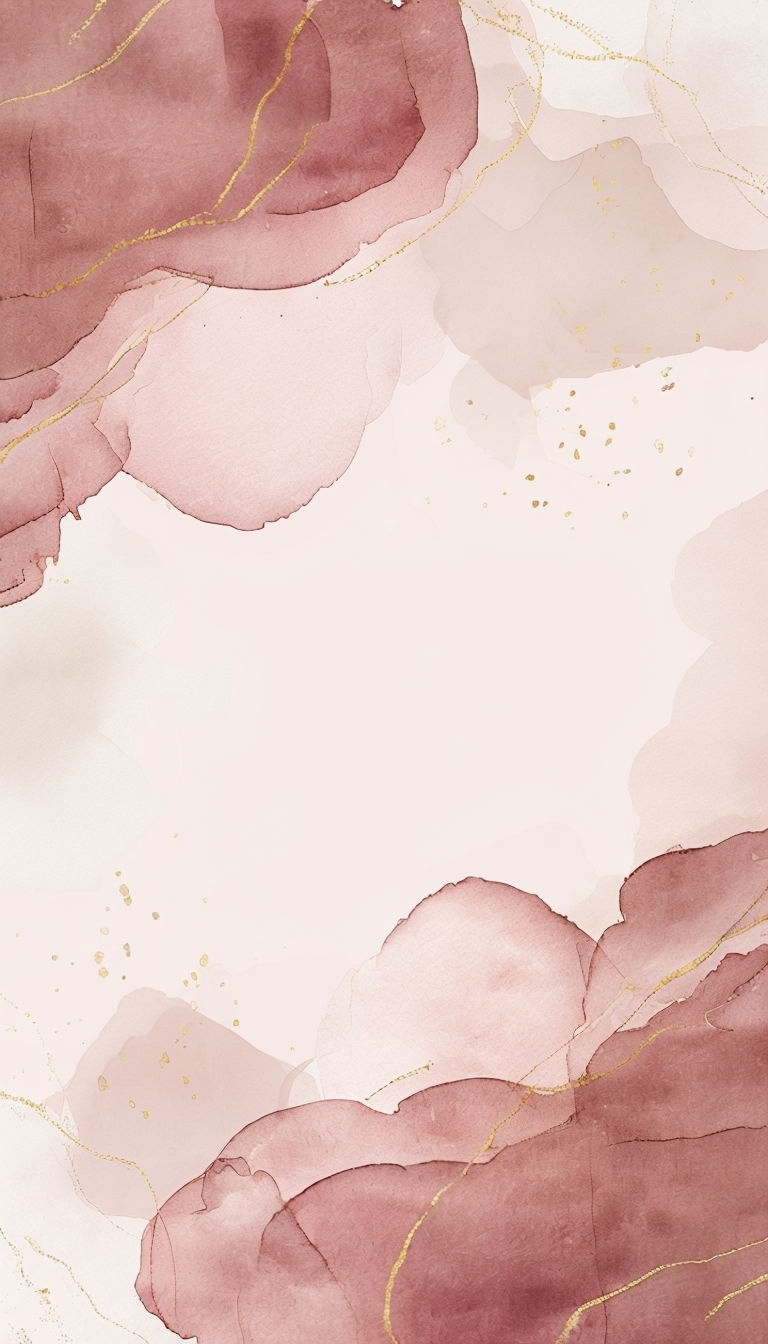 Elegant Pink Watercolor Abstract Background for Social Media Post