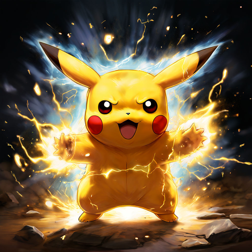 Pikachu use big bang kamehameha by Mikhail Andreev - Playground