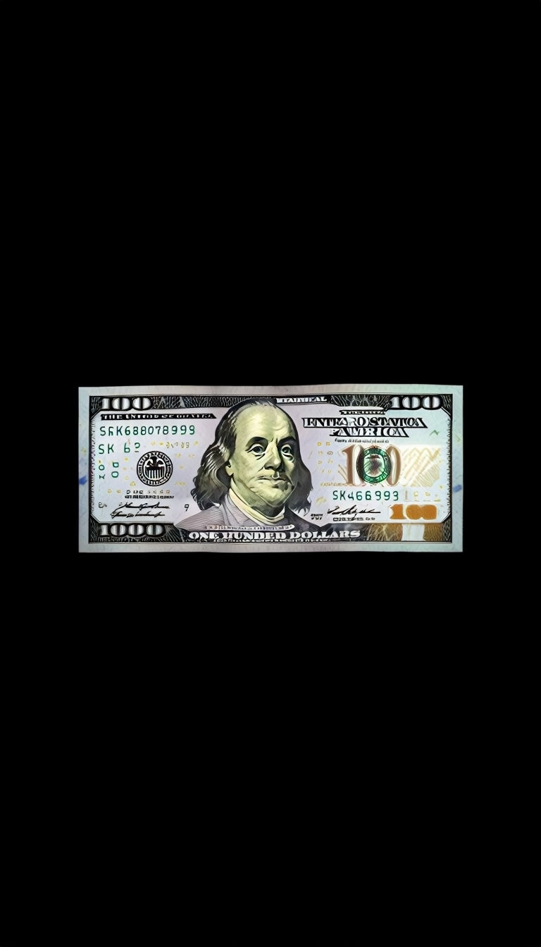 U.S. One Hundred Dollar Bill Illustration Phone Case Cover