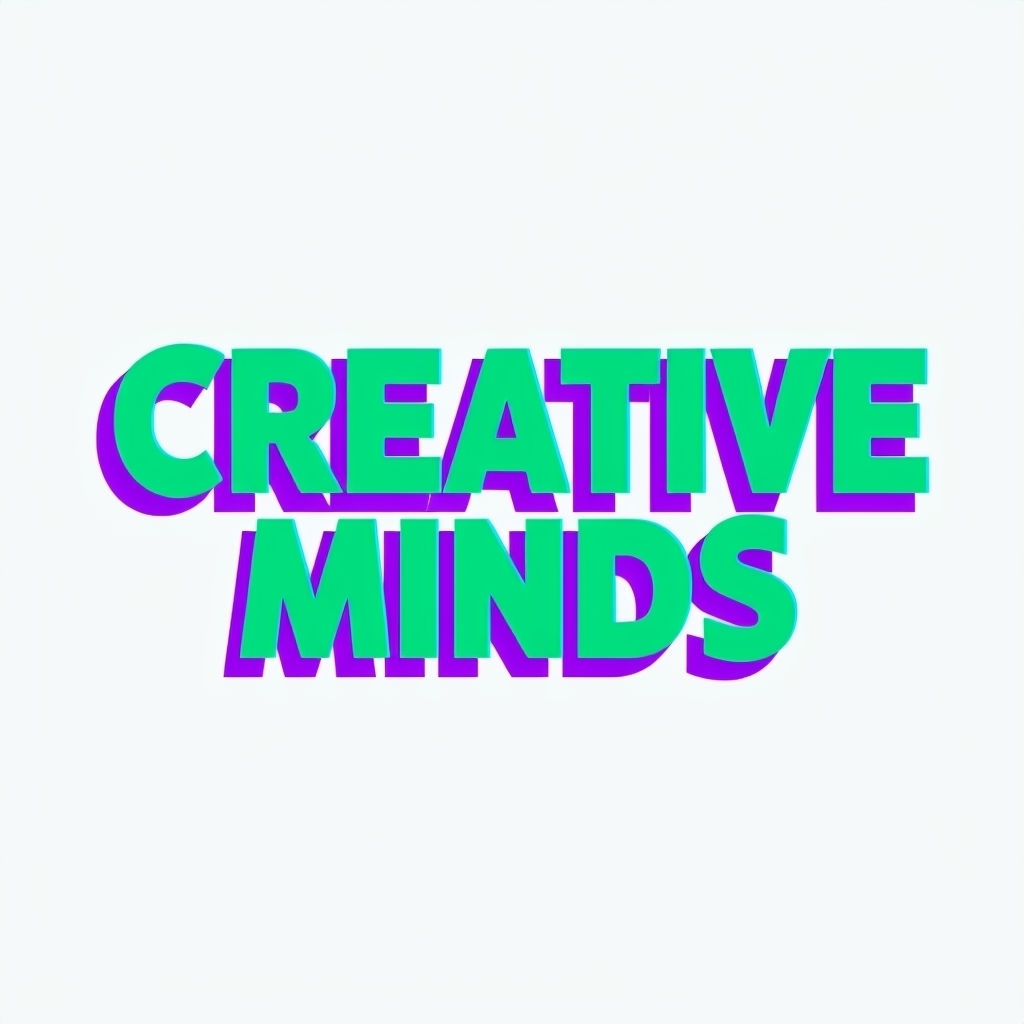 Vibrant Emerald Green Creative Minds Typography Mug