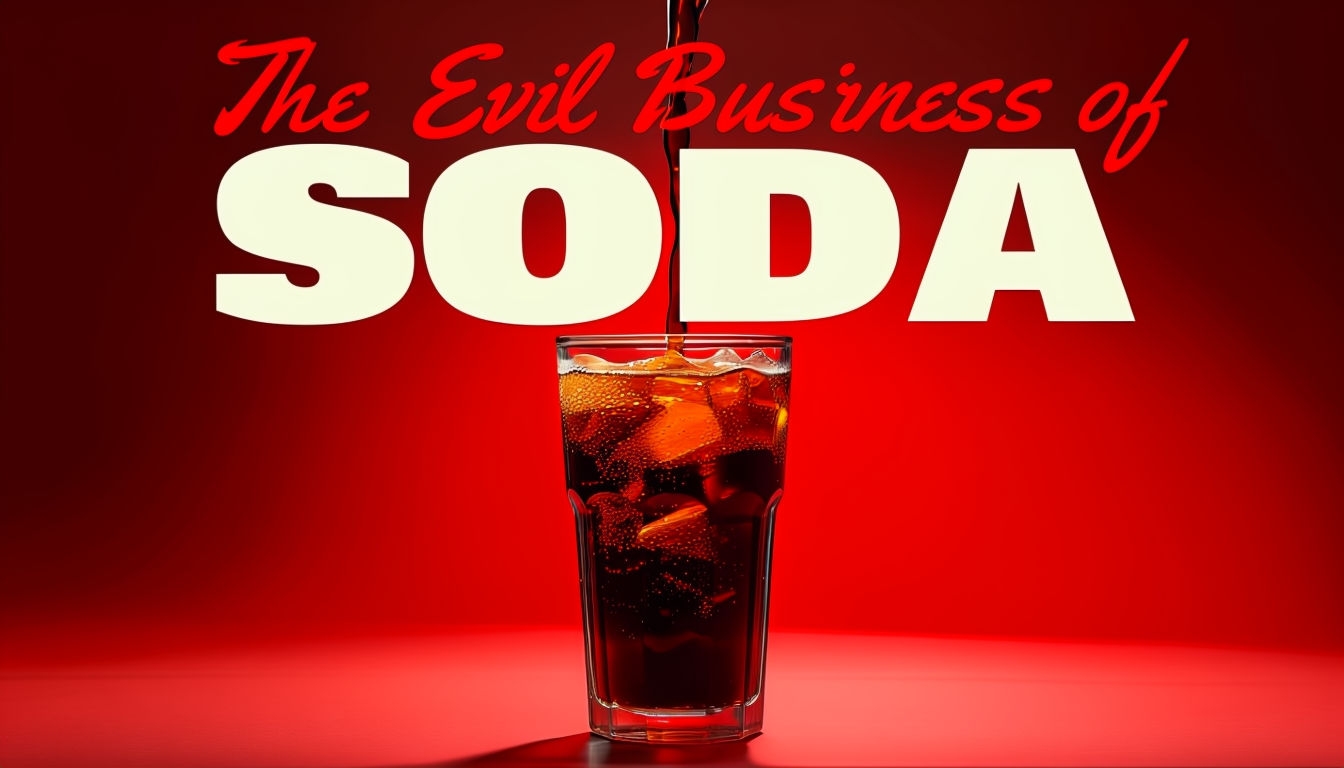 Dramatic Soda Business YouTube Thumbnail Design for Social Media Post