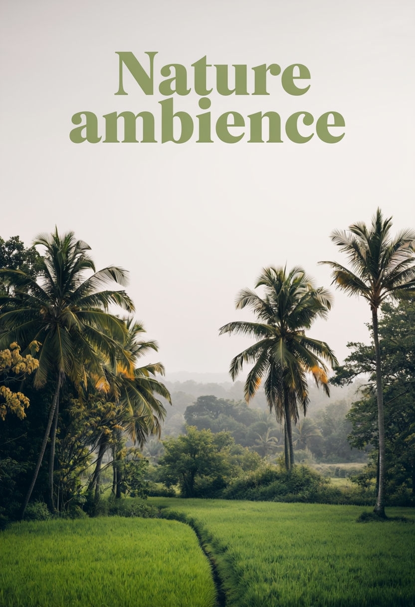 Serene Nature Ambience Landscape Photography for Social Media Post