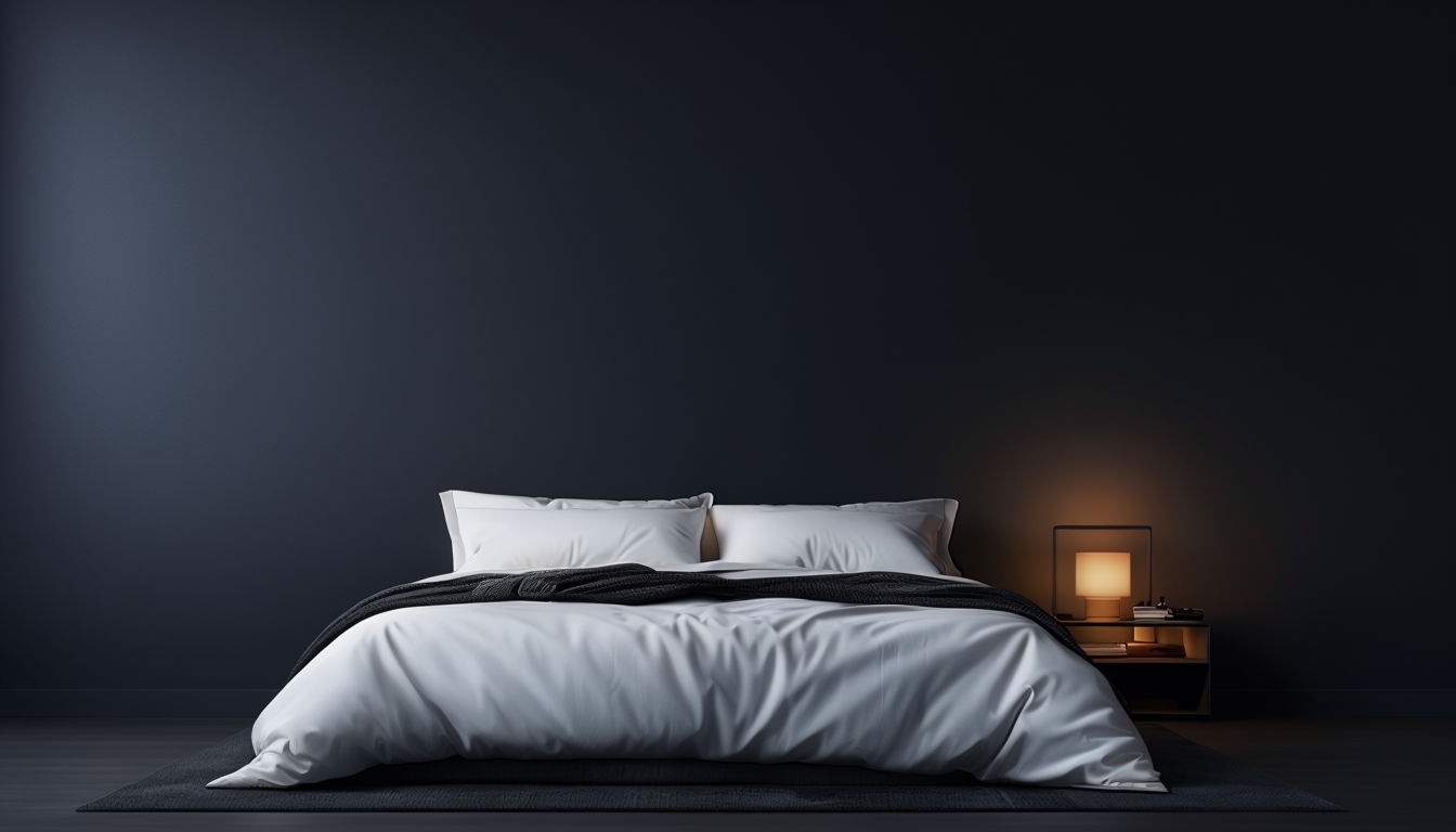 Serene Minimalist Bedroom Scene for Virtual Backgrounds