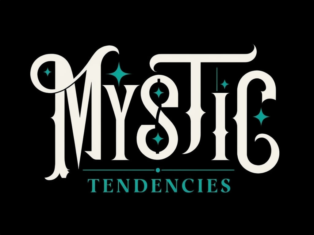 Elegant Mystic Typography Design with Stars T-Shirt