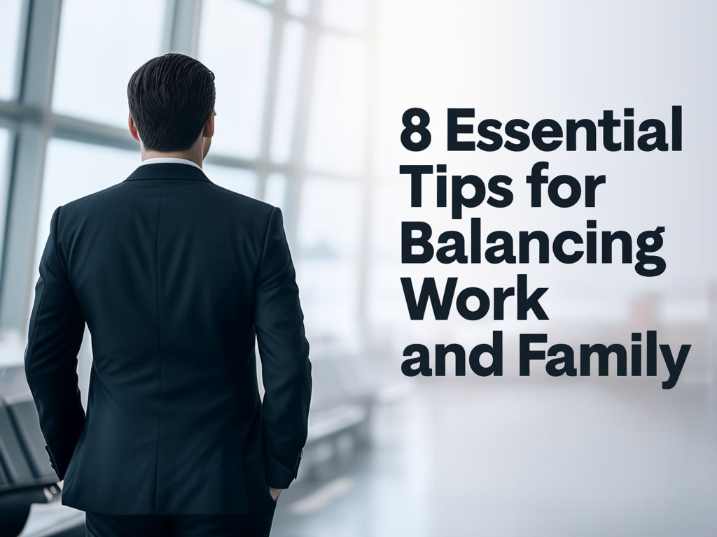 Professional Tips for Balancing Work and Family Social Media Post