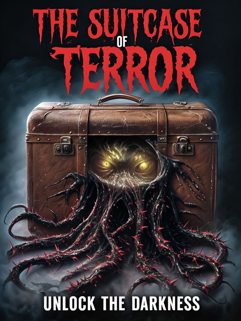 The Suitcase of Terror: A Spine-Chilling Horror EBook Cover