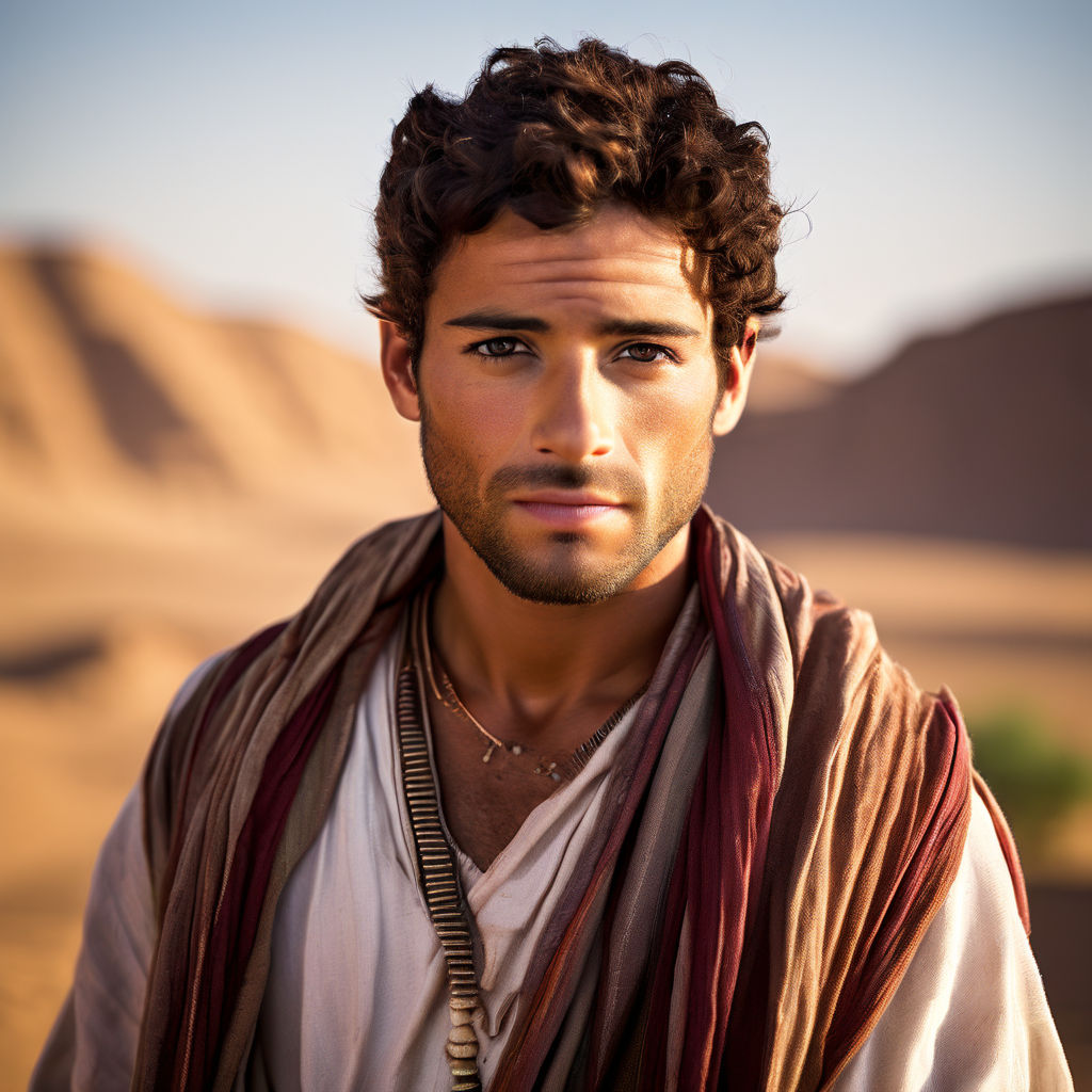 Profie of a handsome Egyptian Male