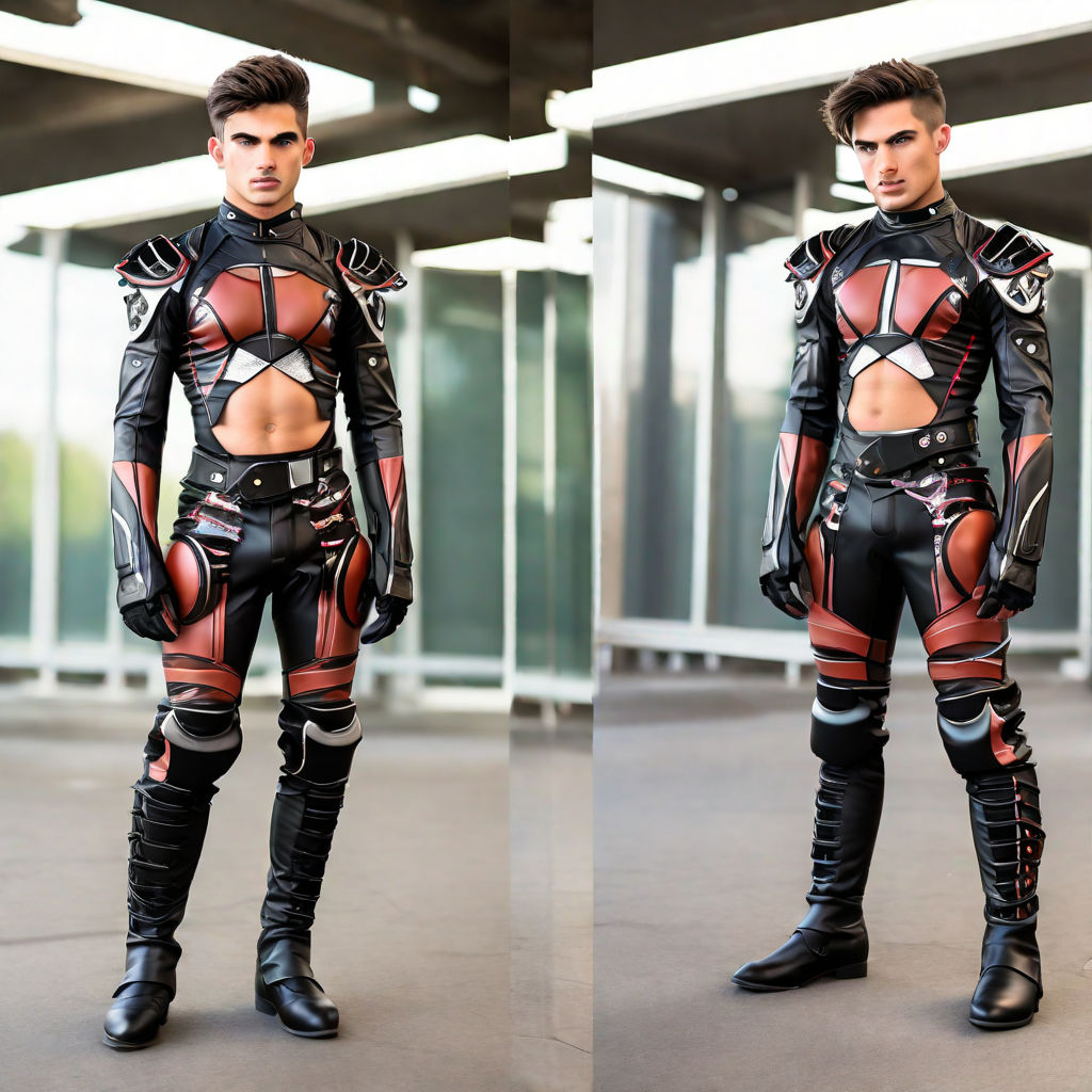 male supervillain costume