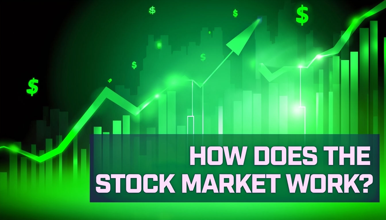 Dynamic Electric Green Stock Market YouTube Thumbnail Design Social Media Post
