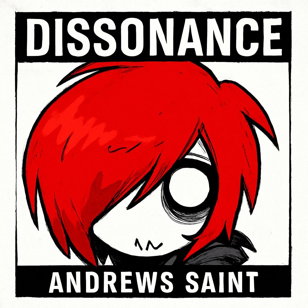 Striking Dissonance Andrews Saint Graphic Album Cover Art Spotify Album Cover